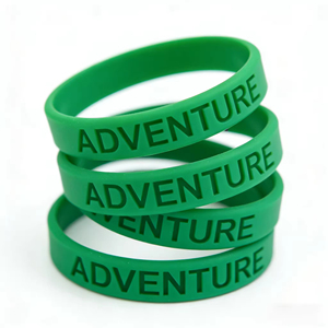 Bracelets en silicone personnalisés pour événements - Bandes en caoutchouc promotionnelles personnalisées avec votre logo - Product Image 1