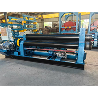 Nouvelle machine de formage d'extrémités à 3 rouleaux entraînée par engrenages pour tôles d'acier au carbone SZPM 2500 mm, à commande automatique, en promotion