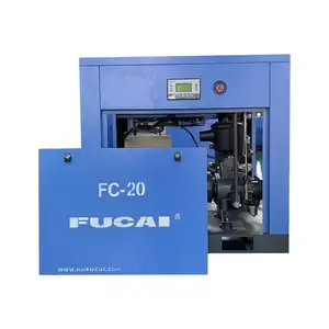 FUCAI ar compressor preço barato 220v 50hz 60hz 15kw 20hp dari VSD compressor de ar parafuso industrial