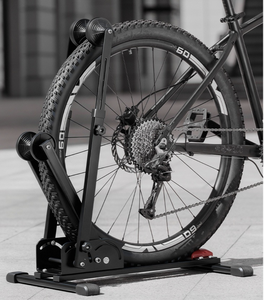Soporte de Reparación de Bicicletas Plegable de Acero al Carbono para Exteriores, con Recubrimiento en Polvo, Ajustable y Duradero, con Rotación de 90 Grados - Product Image 1