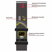 Machine d'échange de pièces de monnaie en acier inoxydable sur mesure à grande vitesse avec fonction de paiement par code QR, garantie 1 an pour les centres de jeux