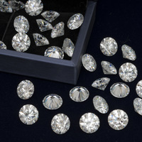 Diamants blancs de laboratoire, taille cœur, 0,6-1 carat, certifiés IGI, marque Madonna, classiques, élégants, vente en gros pour mariage