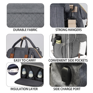 Borse per mamma impermeabili multifunzione per bambini <span class=keywords><strong>da</strong></span> viaggio Unisex - Product Image 4