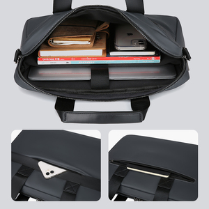 איכות גבוהה גברים רב תפקודי רזה נייד נייד התיק pu במקרה עבור נסיעות עסקים - Product Image 3