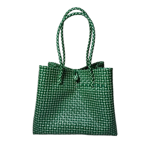 Elegante bolso de mano para mujer, diseño de tejido ecológico hecho a mano con reciclaje de plástico, novedad, tamaño adulto de Indonesia - Product Image 3