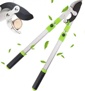 tree branches shears extendable heavy duty hedge shear sharp blades adjustable handle manual branch
