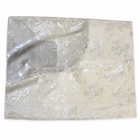 Tissu en velours gaufré extensible avec effet bronzant, motif floral 3D, finition métallique brillante, drapé doux et luxueux, velours inaltérable pour Abaya