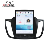 Android 13 tesla Écran 10.4 pouces Lecteur DVD de voiture Audio Stéréo Gps Navigation Système multimédia Vidéo de voiture pour Ford Kuga 2013-2017