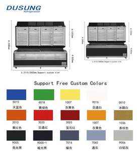 Vitrine réfrigérée verticale de supermarché de haute qualité avec porte <span class=keywords><strong>en</strong></span> verre, réfrigérateur <span class=keywords><strong>combiné</strong></span>, <span class=keywords><strong>congélateur</strong></span> - Product Image 5