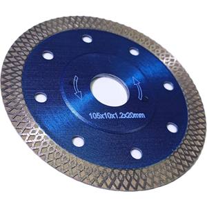 Lame de scie diamantée ultra-mince de 5 pouces de qualité industrielle OEM pour la découpe de pierre à grande vitesse, le meulage et le polissage du granit, et le marbre à maille ondulée - Product Image 6