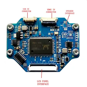 高清Mi液晶驱动板AT070TN94 TTL 50引脚RGB 50引脚接口通用液晶控制器板