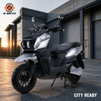 Moto électrique 2000W, modèle Streetbike, 70 km/h, batterie lithium, pour les déplacements urbains, destinée aux concessionnaires et aux acheteurs de flottes professionnelles