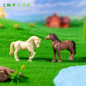 <span class=keywords><strong>Chevaux</strong></span> de simulation pour micro-paysages, petites figurines de <span class=keywords><strong>chevaux</strong></span>, décorations de jardin DIY, accessoires suspendus, miniatures - Product Image 4