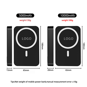 20W 5000 senza fili 10000 Mah Power Bank <span class=keywords><strong>per</strong></span> iphone veloce caricatore 5000mah 10000 mah magnetico Powerbank telefono portatile centrali elettriche - Product Image 6