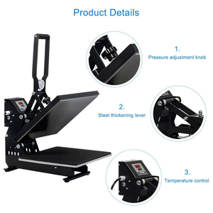 Máquina de Prensa de Calor Semiautomática para Camisetas con Impresión Digital DIY, Venta Directa de Fábrica, Personalizable - Product Image 6