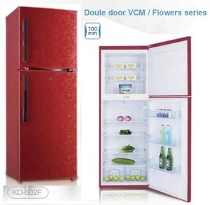 502L Fashion Glass Door <b>Refrigerator</b> Top Freezer Double VCM Flowers Series Fridge <b>Refrigerator</b> - Product Image 2