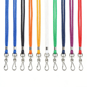 Factory Price Colorful Lanyards with Snap Hook Customized Nylon Lanyards for ID Card