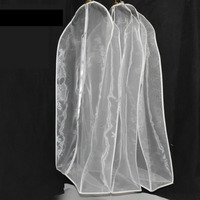 Sacs à vêtements transparents en tissu non tissé pour suspendre les vêtements Sacs à vêtements suspendus de 60 pouces pour le rangement dans le placard