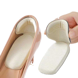 Coussinets de talon pour femmes, semelles intérieures antidérapantes en mousse, taille unique, 4 paires, outil d'ajustement de la taille des chaussures - Product Image 5