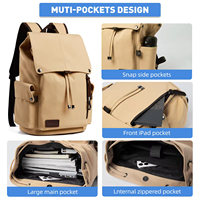 Ransel Perjalanan Unisex Tahan Lama dan Pintar - Ransel Laptop Anti Air dengan Port USB Anti Maling Kapasitas 22L Bahan Polyester untuk Bisnis dan Perjalanan