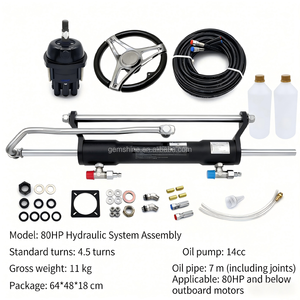 Kit di Sterzo Idraulico Fuoribordo 80HP/150HP/300HP/700HP per Imbarcazioni con Set Completo di Accessori - Product Image 6