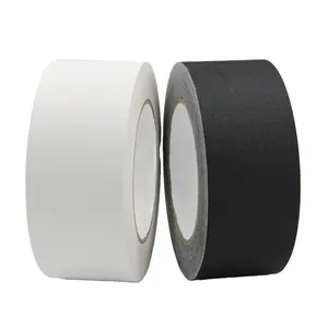 Anti-Reflective Gaffer Cloth Tape Matt Cloth Schwarz Wasserdichte Gummi maskierung für die Unterhaltung industrie