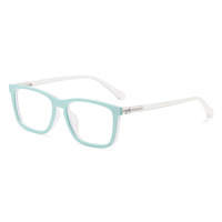 TR9909 Monture de lunettes magnétique carrée 5-en-1 à clipser avec verres TAC et charnière à ressort