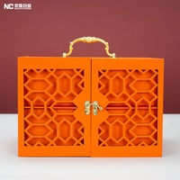 2025 personnalisé porte ouverte moderne Mooncake coffrets cadeaux ensemble luxe Mooncake boîtes tiroir emballage lune gâteau boîte