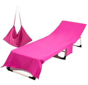 Asciugamano leggero in microfibra pieghevole con motivo stampato <span class=keywords><strong>per</strong></span> la <span class=keywords><strong>spiaggia</strong></span> o il giardino estivo con tasche incluse - Product Image 1