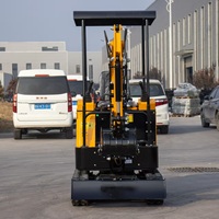 Excavatrice Hightop HT15 1500KG avec certification Euro V EPA, commande hydraulique et flèche pivotante