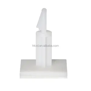 HC-5 Nylon Plastic stick on PCB Spacer Standoff 3mm Hole support Locking Snap-In Posts Fixed Clips Adhesive