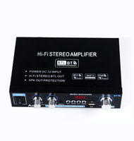Amplificateurs de puissance domestiques AK35 800W, 2 canaux, BT 5.0, son surround, FM, USB, télécommande, mini amplificateur numérique HIFI stéréo