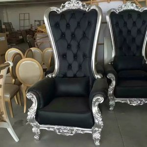Fauteuils de Luxe Design Moderne Trônes de Fête pour Marié et Mariée en Location - Product Image 4