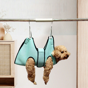 Hamaca para el Cuidado de Mascotas, para Perros y Gatos, Herramienta Antiarañazos, Soporte para Cortauñas, Herramienta para Administrar Medicamentos y Alimentar - Product Image 1