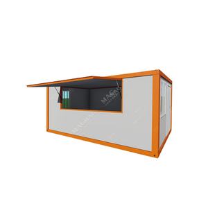 Maison conteneur pliable de type Z, préfabriquée, <span class=keywords><strong>kiosque</strong></span> de café, boutique conteneur - Product Image 1