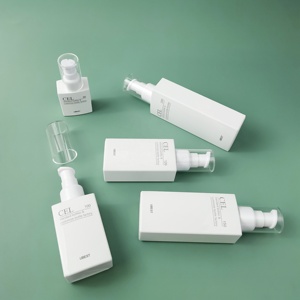 Botella cuadrada con bomba de loción para cuidado de la piel, crema para loción, estilo único, muestra gratis, pantalla de lujo, impresión <span class=keywords><strong>CEL</strong></span> redonda, 3000 - Product Image 4