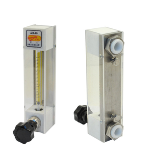 Roestvrijstalen Kunststof Rotameter Flowmeter Aanpasbare Glazen Buis Gasdebietmeter Met Anti-Corrosie Chemische Oem Ondersteund - Product Image 2