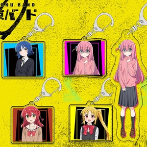 Porte-clés d'animation BOCCHI the ROCK Ijichi Nijika <span class=keywords><strong>Yamada</strong></span> Ryo Kita Ikuyo Gotoh Hitori, pendentif de cosplay pour voiture, cadeau pour les fans et les enfants - Product Image 1