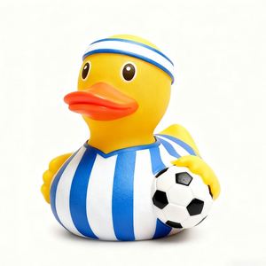 Figurines d'action miniatures en PVC personnalisées, mignonnes, en forme de canard de football, jouets en vinyle, figurines d'anime, artisanat - Product Image 1