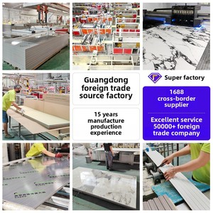 Patrón de mármol 3D Azulejo de imitación Personalizable <span class=keywords><strong>Panel</strong></span> UV Espesor Interior Exterior Decoración de pared <span class=keywords><strong>Panel</strong></span> compuesto Pegatinas de pared - Product Image 2