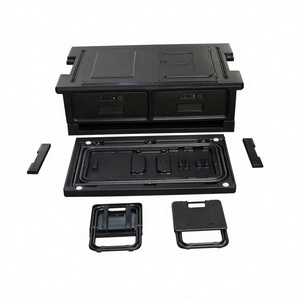 Caja de Almacenamiento Metálica para Maletero, Compatible con Mercedes Benz Clase G W465 G63 G500 G550 2025, Organizador con Cajón y Mesa Plegable para Interior - Product Image 1