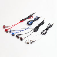 Earphone In-Ear Berkabel 3.5mm Harga Terjangkau Warna-Warni, Bass Berat, Suara Jernih, Dilengkapi Mikrofon