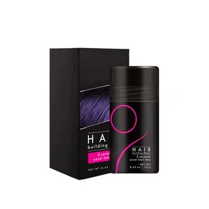 Effective Multi-colors Thick Filling Hair Building Fibers Cover Fiber Growth Powder Black Dark Brown For Men And Women