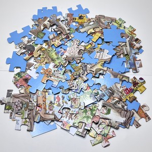 Puzzles pour enfants, jouets éducatifs en plastique, animaux, dinosaures, <span class=keywords><strong>puzzle</strong></span> DIY, personnalisés pour les garçons et les filles, ensemble cadeau - Product Image 3