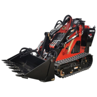 Günstiger BEAVER Raupenlader mit Honda-Motor und Permco-Pumpe, 18,4 kW, Hohe Effizienz, 12 Monate Garantie