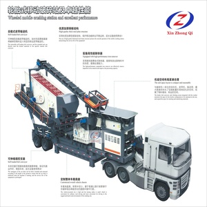 Installation mobile de concassage de pierres 30-500t/h, ligne de production complète d'agrégats portables avec criblage pour projet de carrière - Product Image 6