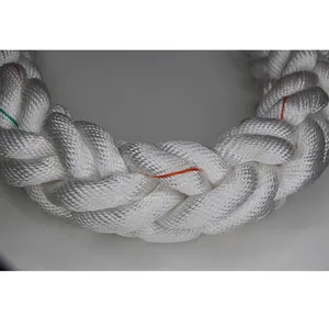 Penjualan terlaris 8/12 helai kekuatan tinggi tahan lama dikepang PP tali untuk tambat Polypropylene tali mengapung