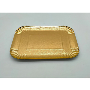 Assiettes en papier à motif ovale jetables de 7 pouces Vaisselle en feuille remplie de bonbons pour les fêtes d'anniversaire Pizza Vacances Occasions spéciales - Product Image 6