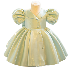 Vestido de Verano para Niñas, Sin Mangas, con Botones, Diseño de Princesa Pengpeng, Línea A, Hasta la Rodilla, Traje Infantil para Niña Pequeña - Product Image 1