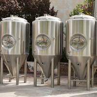Cuve de fermentation de 500 l en acier inoxydable, fermentateur conique pour la fermentation de la bière